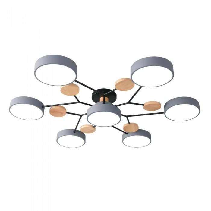 Lampada da soffitto scandinava – Design ramificato, elegante e sostenibile con tecnologia LED