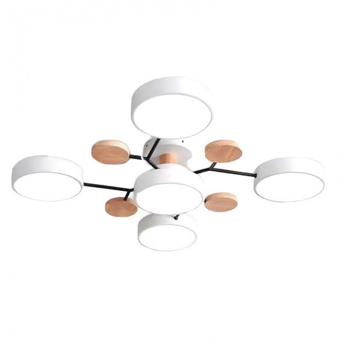 Lampada da soffitto scandinava – Design ramificato, elegante e sostenibile con tecnologia LED