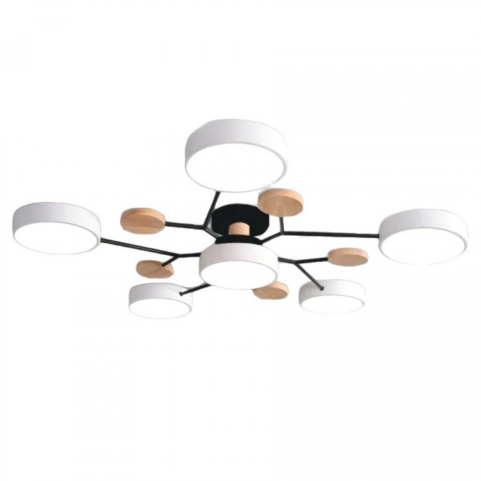 Lampada da soffitto scandinava – Design ramificato, elegante e sostenibile con tecnologia LED