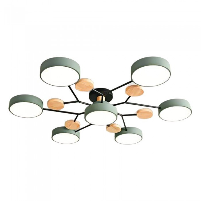 Lampada da soffitto scandinava – Design ramificato, elegante e sostenibile con tecnologia LED