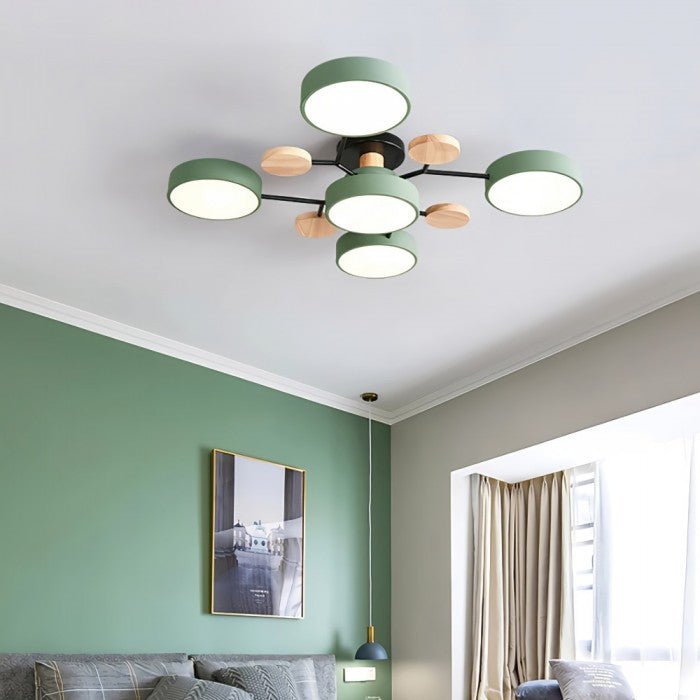 Lampada da soffitto scandinava – Design ramificato, elegante e sostenibile con tecnologia LED