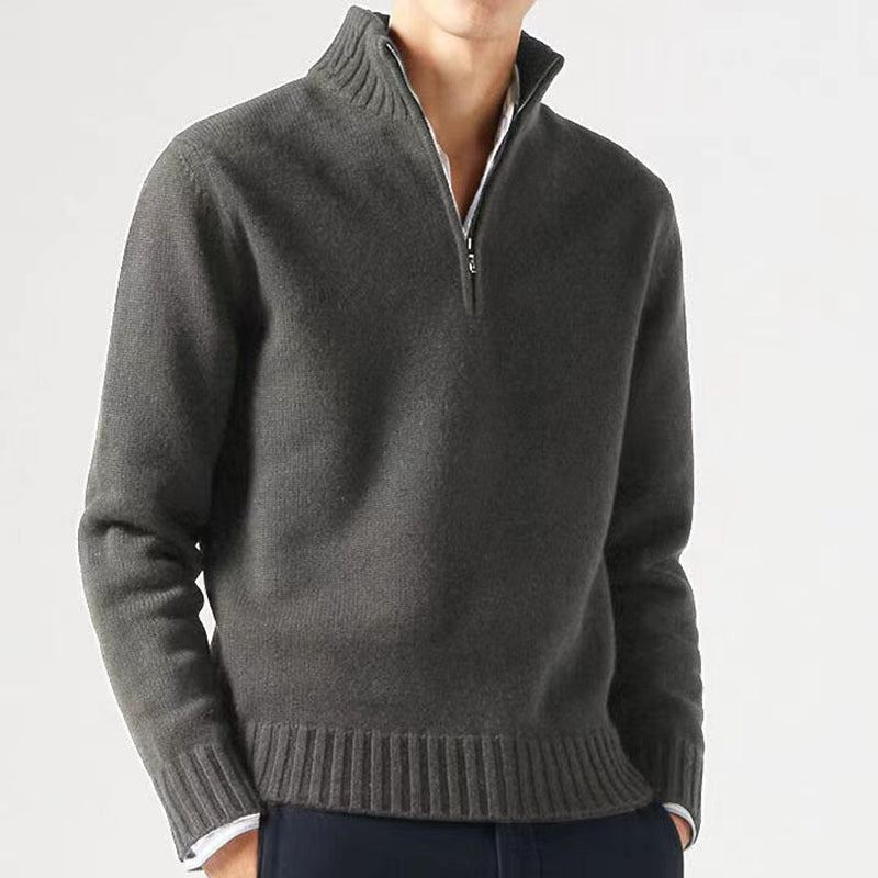Pullover mit halbem Reißverschluss für Männer - Dani