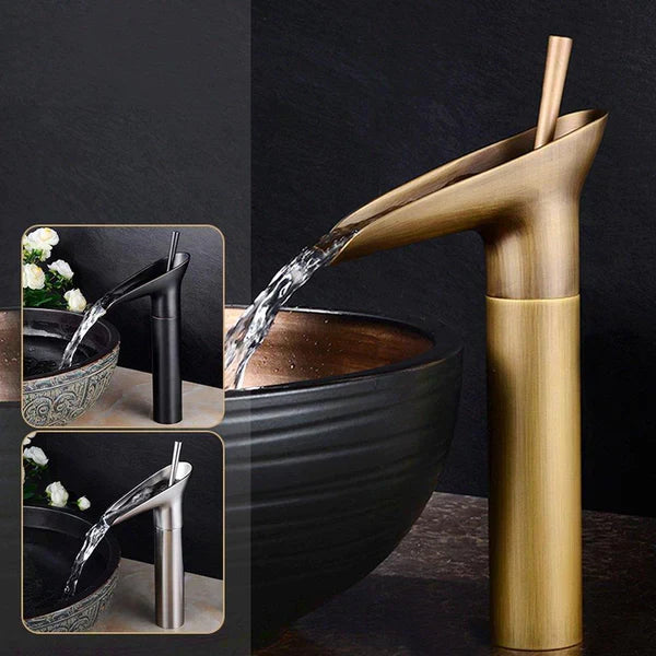 Antique Waterfall - Waschbeckenarmatur für das Badezimmer