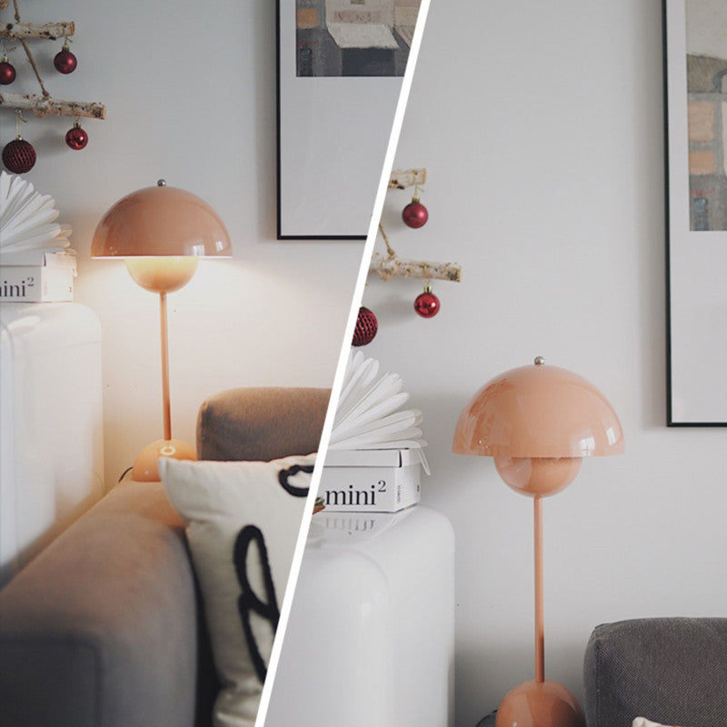 Devako Umbrilight - Tischleuchte mit Retro-Lampenschirm