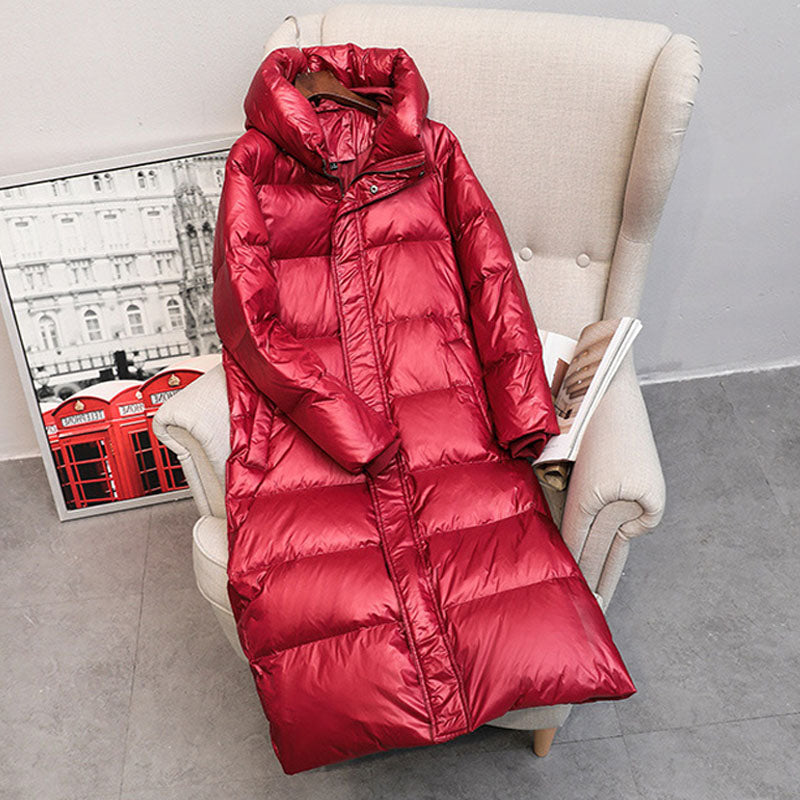 Zavando Élégance - Manteau en duvet plus long pour style et chaleur