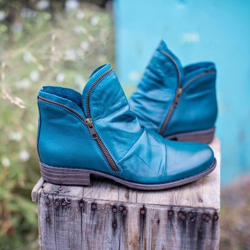 Damenstiefel mit Reißverschluss - Rene