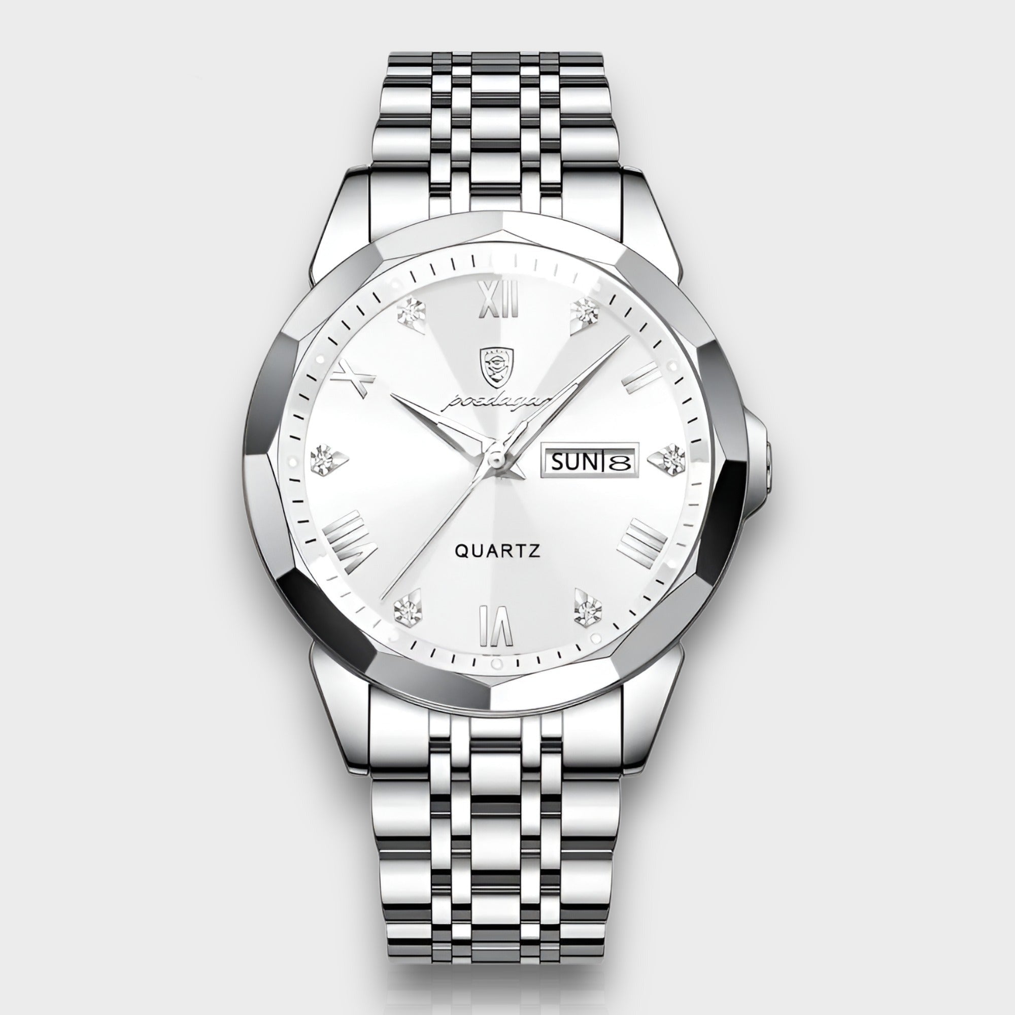 Rhombus – Luxus-Automatikuhr für Herren mit Saphirglas & Lederarmband