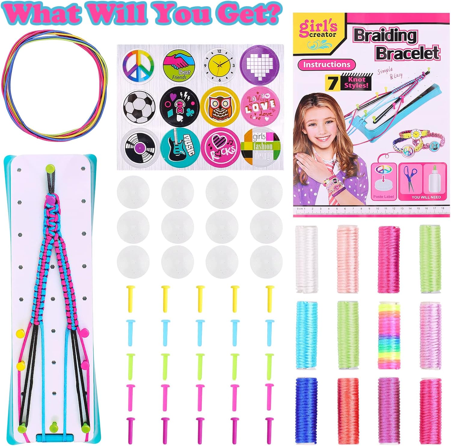 Set creativo per telai fai-da-te - BraidJoy