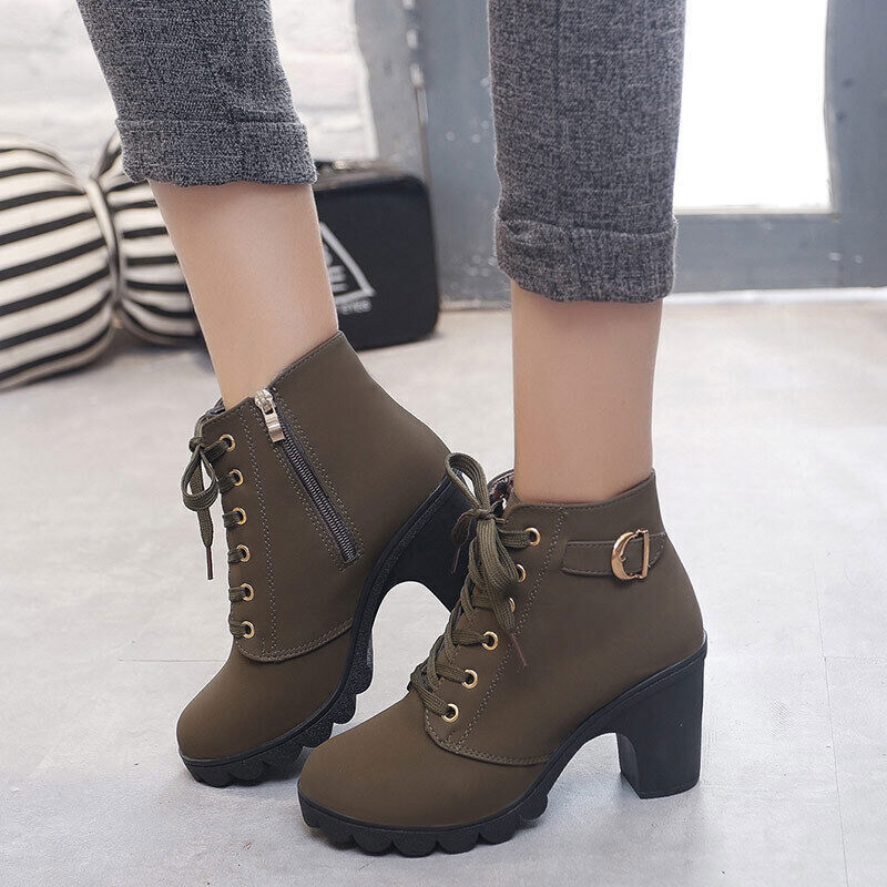 Avery Winterstiefel | Veteranenstiefel mit Absatz in 4 Farben für den Winter