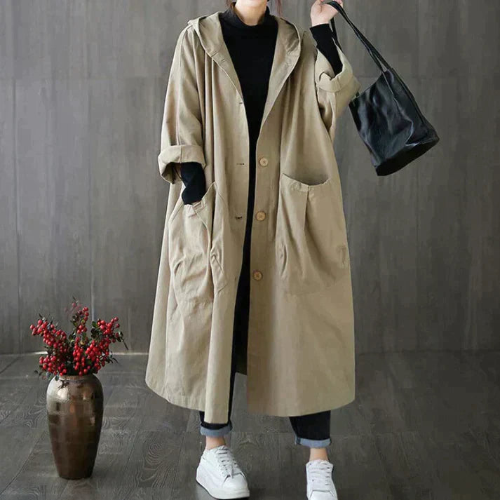 Noémie | Trenchcoat in Übergröße