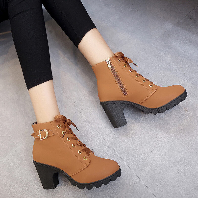 Avery Winterstiefel | Veteranenstiefel mit Absatz in 4 Farben für den Winter