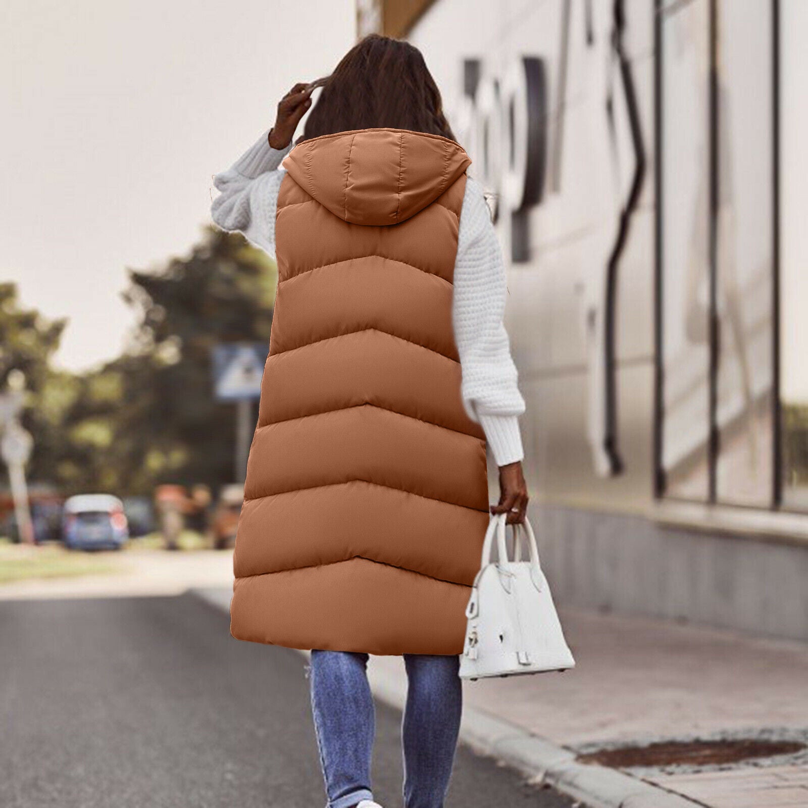 Kristen Bodywarmer | Lang und elegant