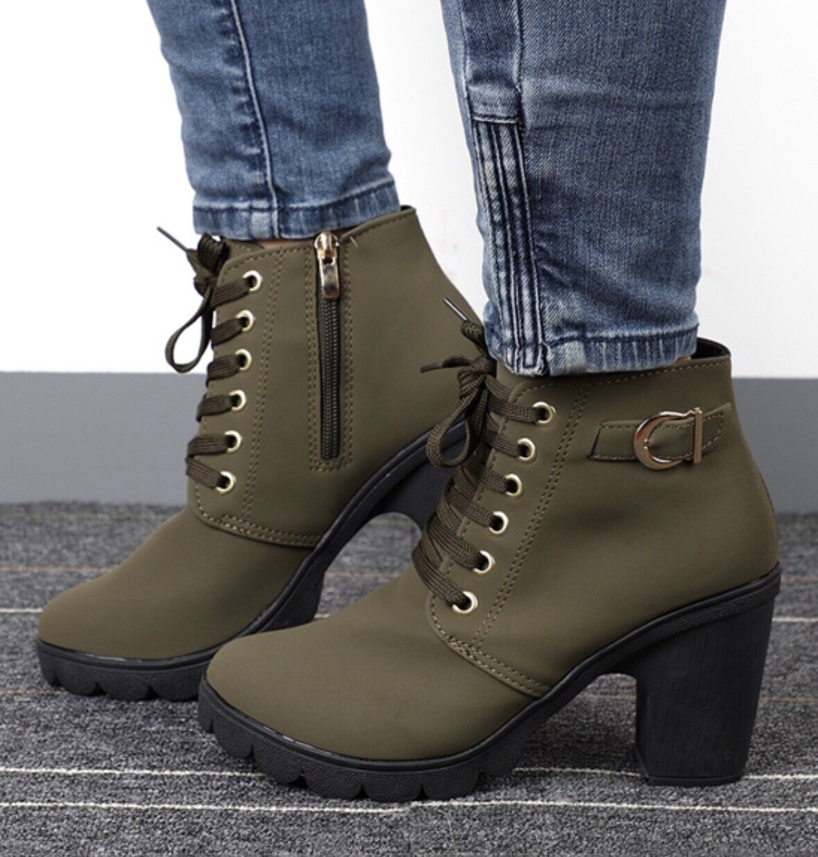 Avery Winterstiefel | Veteranenstiefel mit Absatz in 4 Farben für den Winter