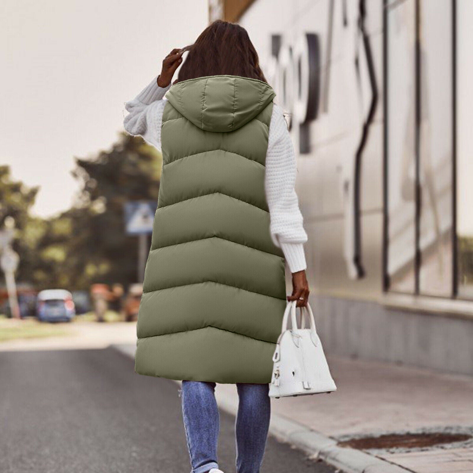 Kristen Bodywarmer | Lang und elegant