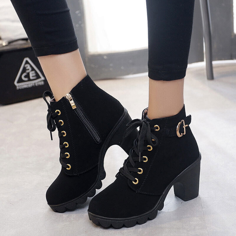 Avery Winterstiefel | Veteranenstiefel mit Absatz in 4 Farben für den Winter