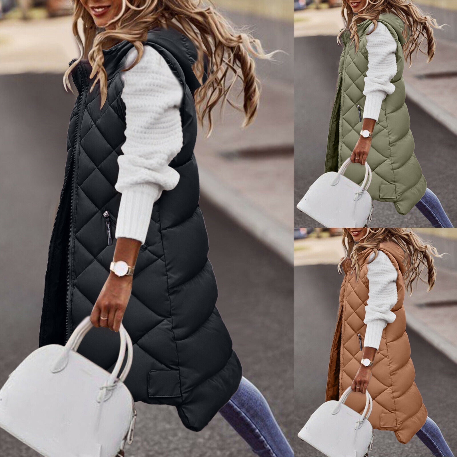 Kristen Bodywarmer | Lang und elegant