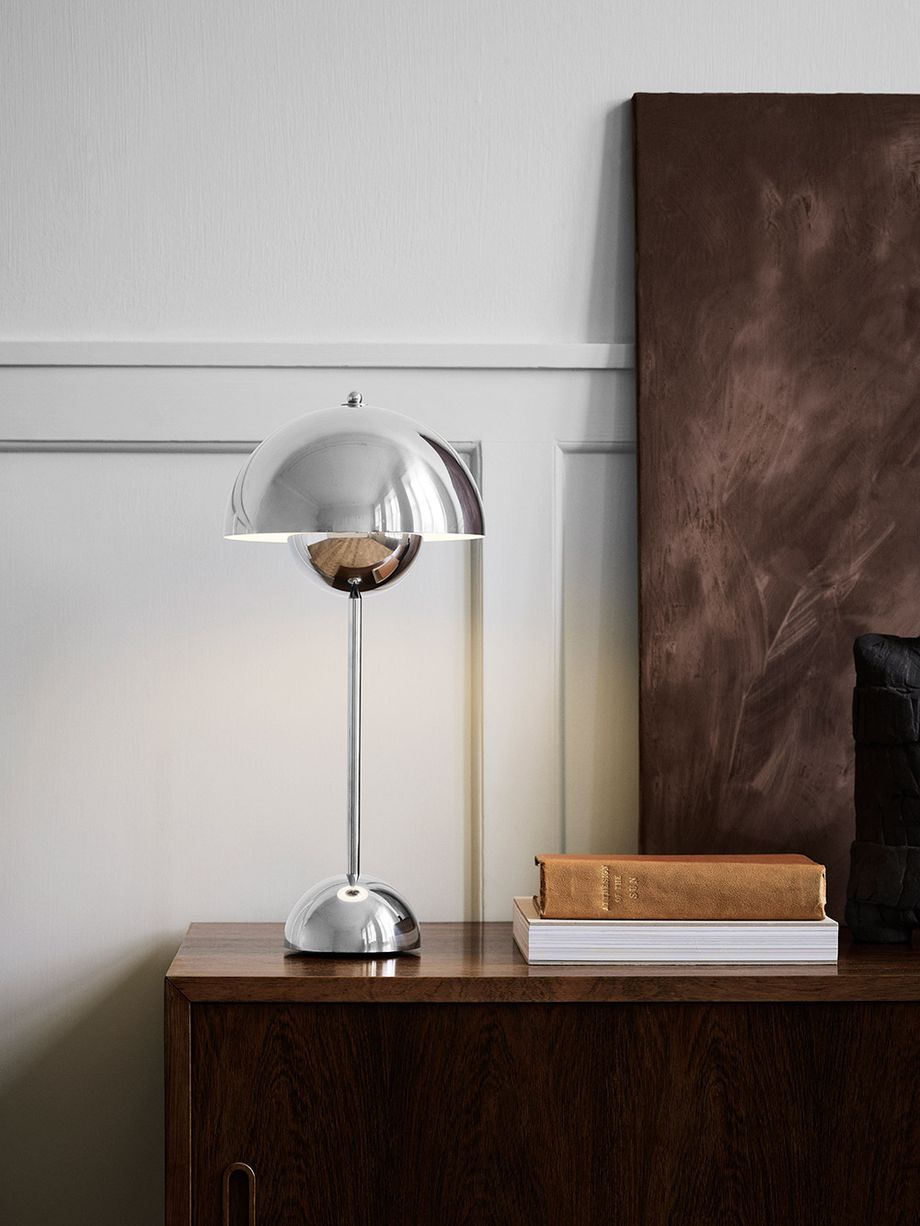 Devako Umbrilight - Tischleuchte mit Retro-Lampenschirm