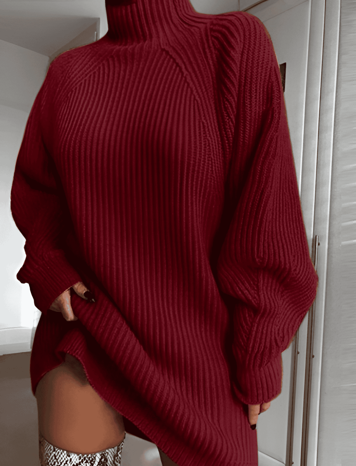 Devako Barile - Overdimensioneret sweater med farver