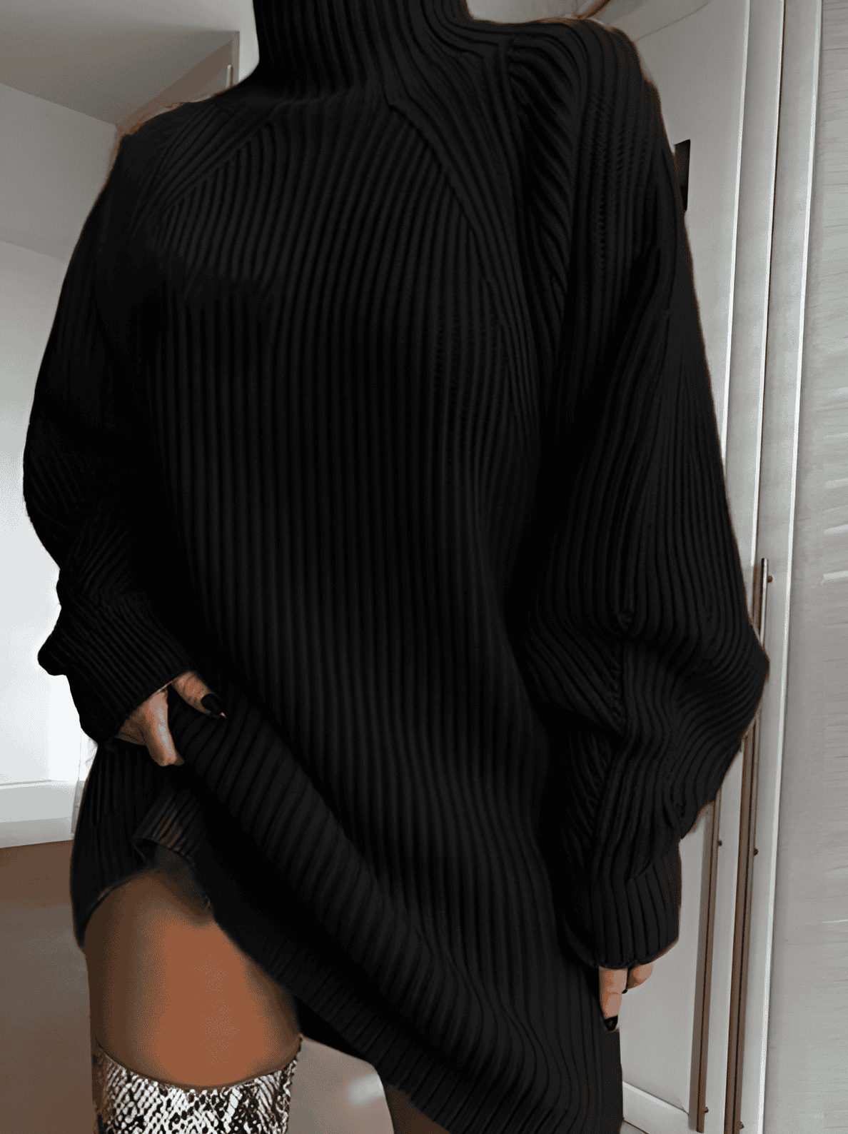 Devako Barile - Overdimensioneret sweater med farver