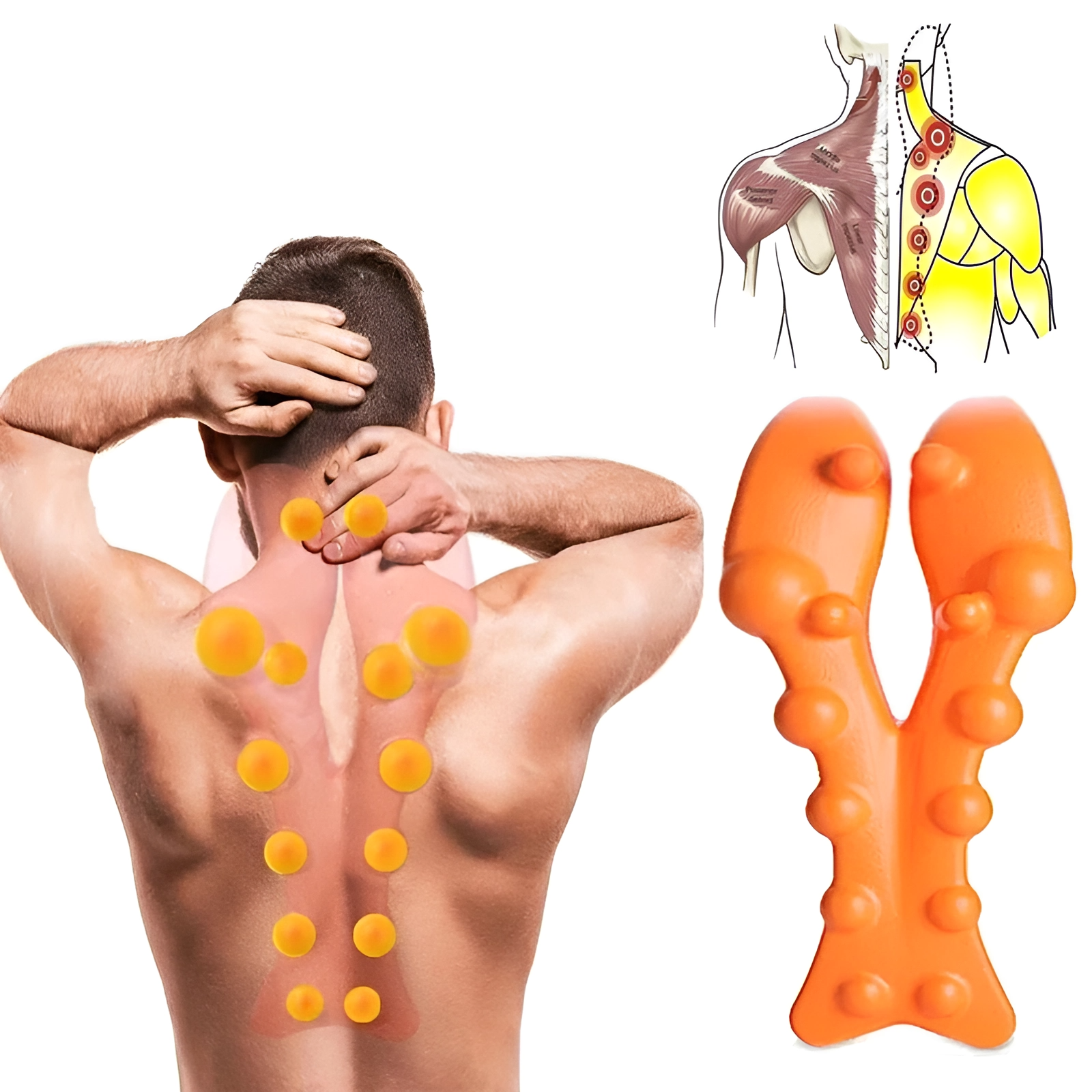 RelieveEase - Massagegerät zur Linderung von Nacken- und Schulterschmerzen