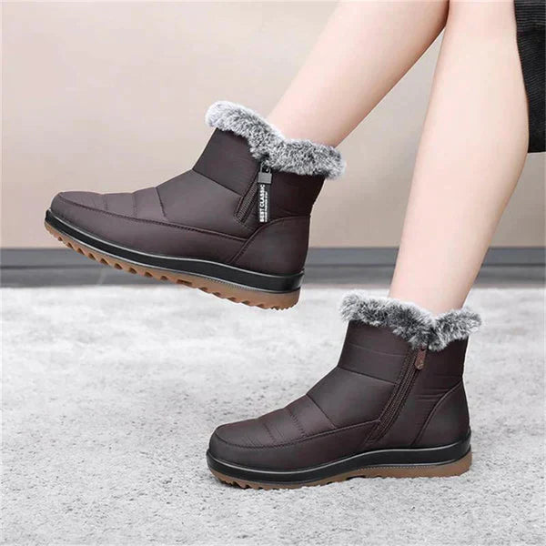 Holly - Warme Winterstiefel aus Baumwolle für Frauen