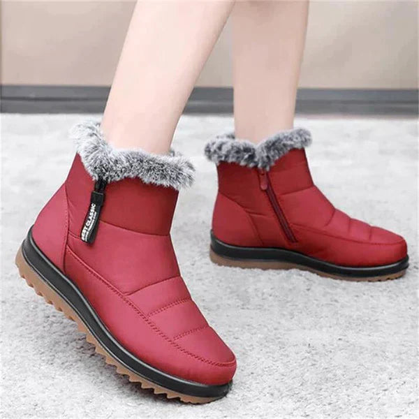 Holly - Warme Winterstiefel aus Baumwolle für Frauen