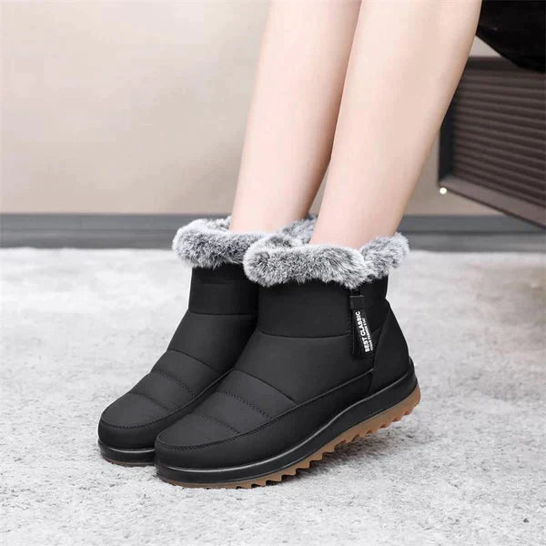 Holly - Warme Winterstiefel aus Baumwolle für Frauen