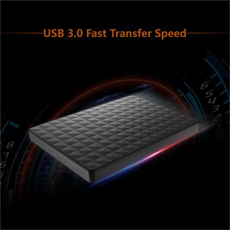 DataCore – Externe Festplatte 1TB – Schlankes tragbares USB 3.0 Laufwerk