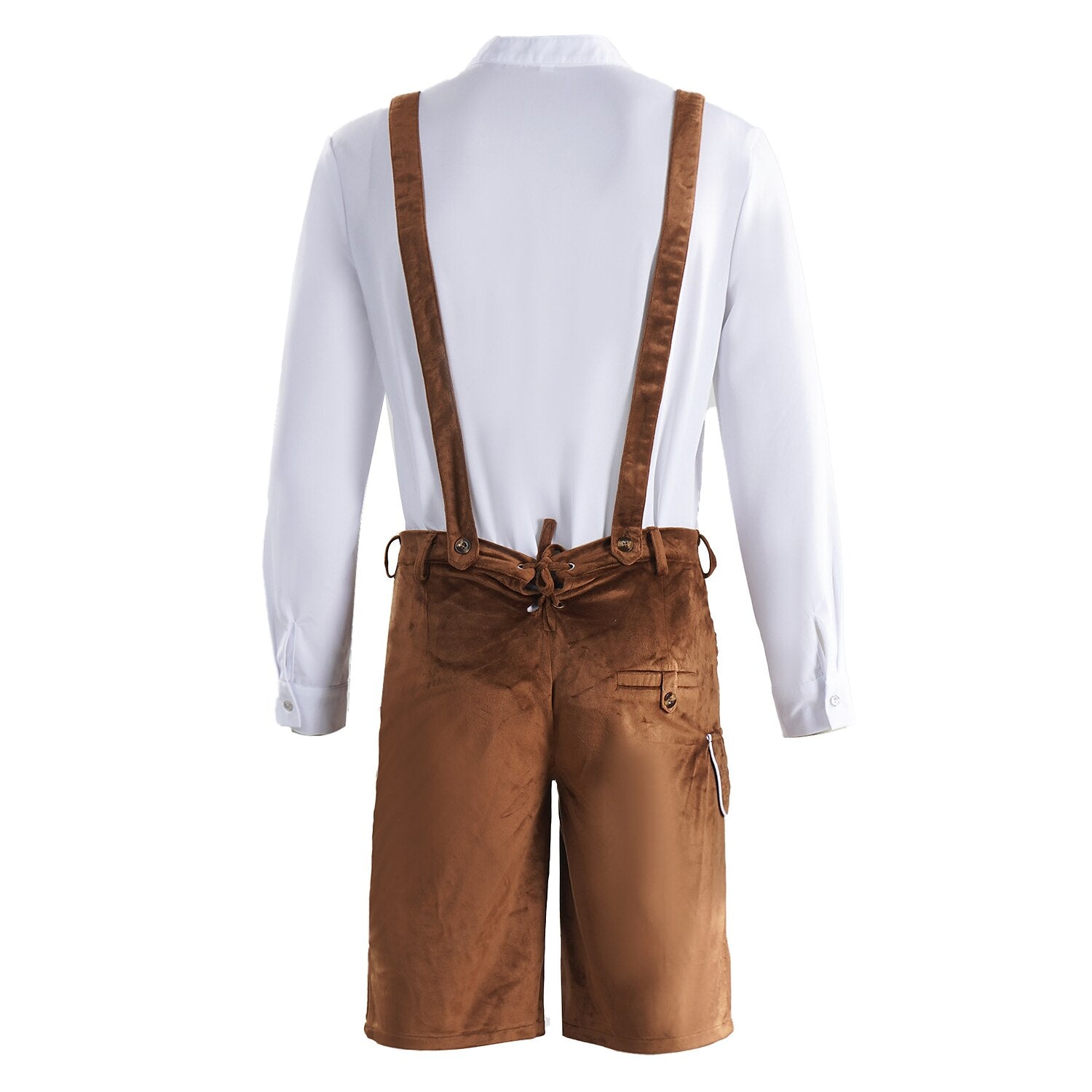 WiesnHeld – Herren-Trachten-Set mit Hemd & Lederhose – Oktoberfest Look