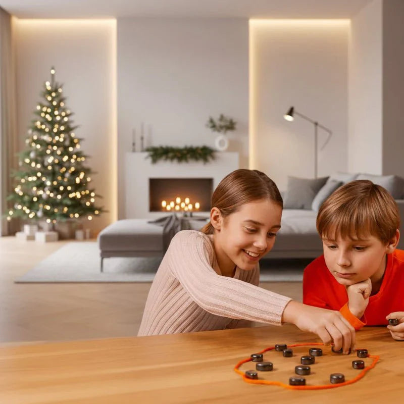 Magnetisches Schachspiel – Rutschfeste Figuren im Kompakten Format