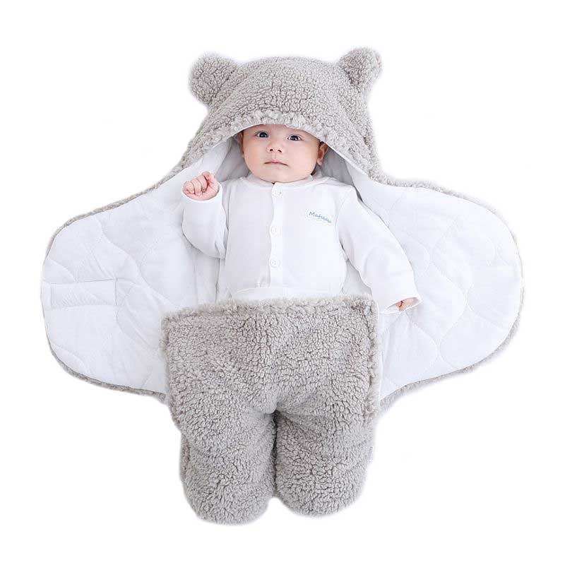 Weicher Baby-Wickel-Schlafsack - CosyCub