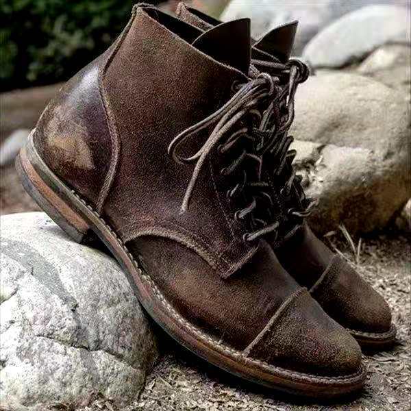 Sven – Herren Schnürstiefel im Retro-Stil mit modernem Komfort