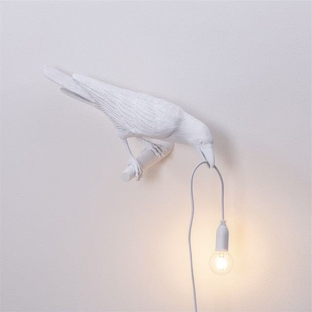 Devako Creative Crow – LED-Wandleuchte mit künstlerischem Design