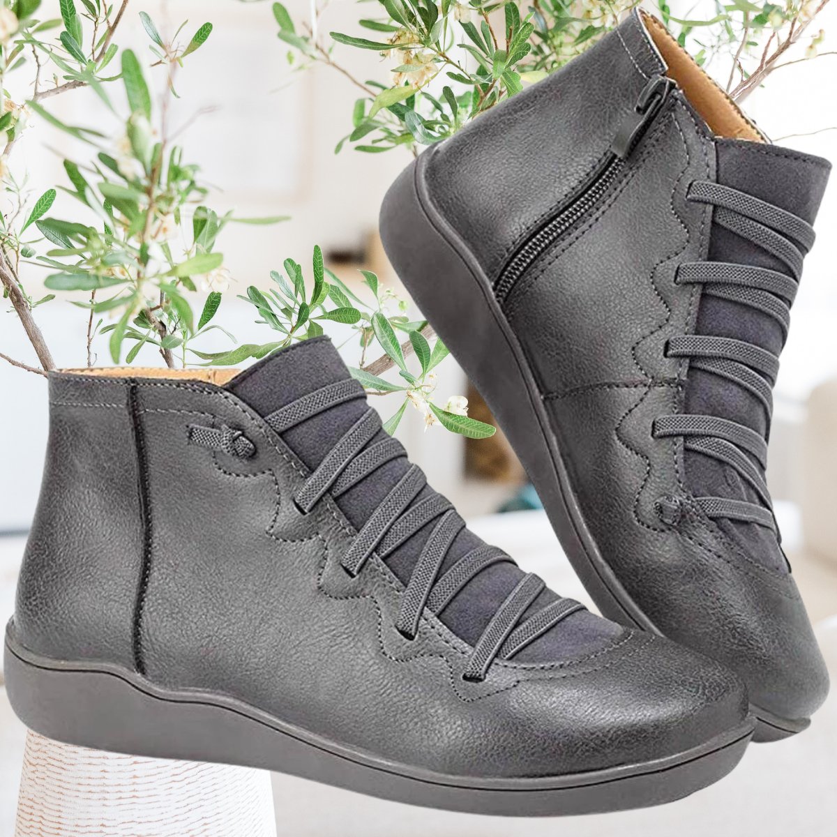 Farbige Lederschuhe für Frauen - Arielle