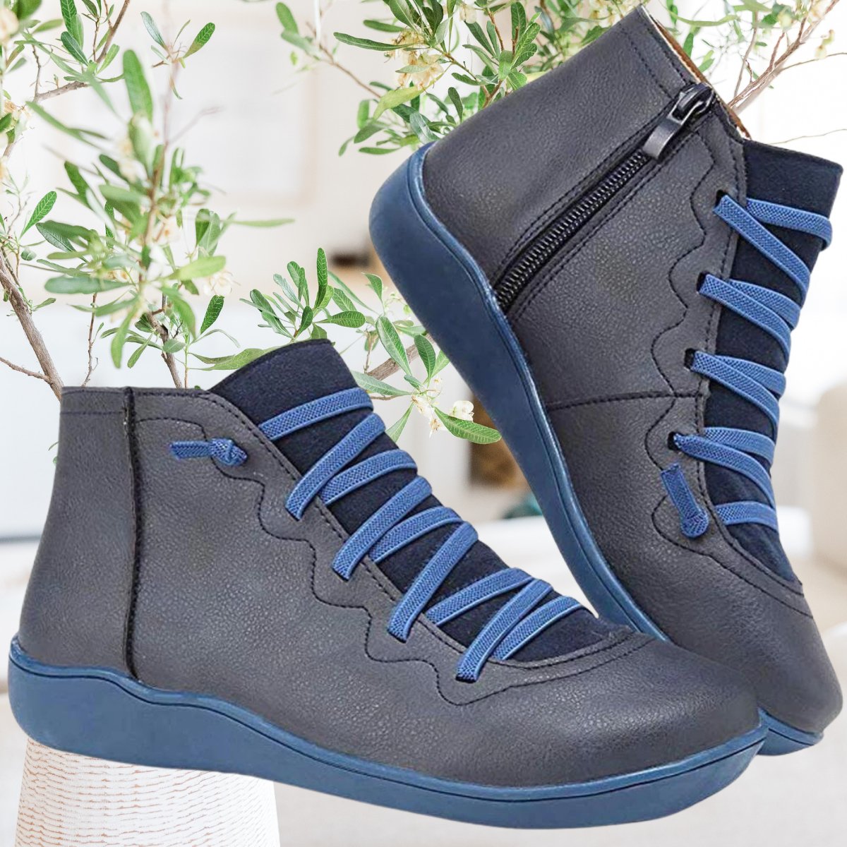 Farbige Lederschuhe für Frauen - Arielle