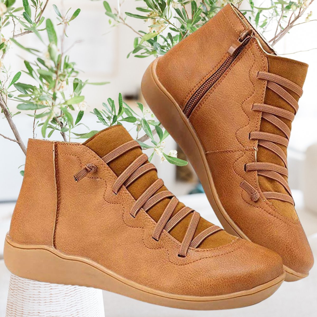 Farbige Lederschuhe für Frauen - Arielle