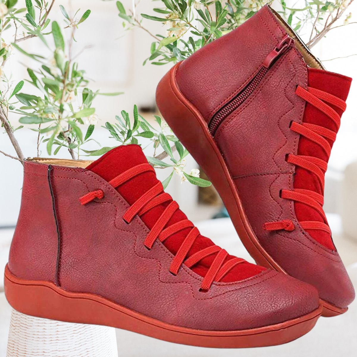 Farbige Lederschuhe für Frauen - Arielle