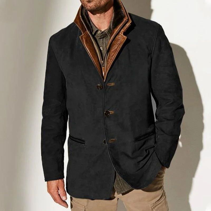 Streetwear Vintage-Mantel für Männer - Erik