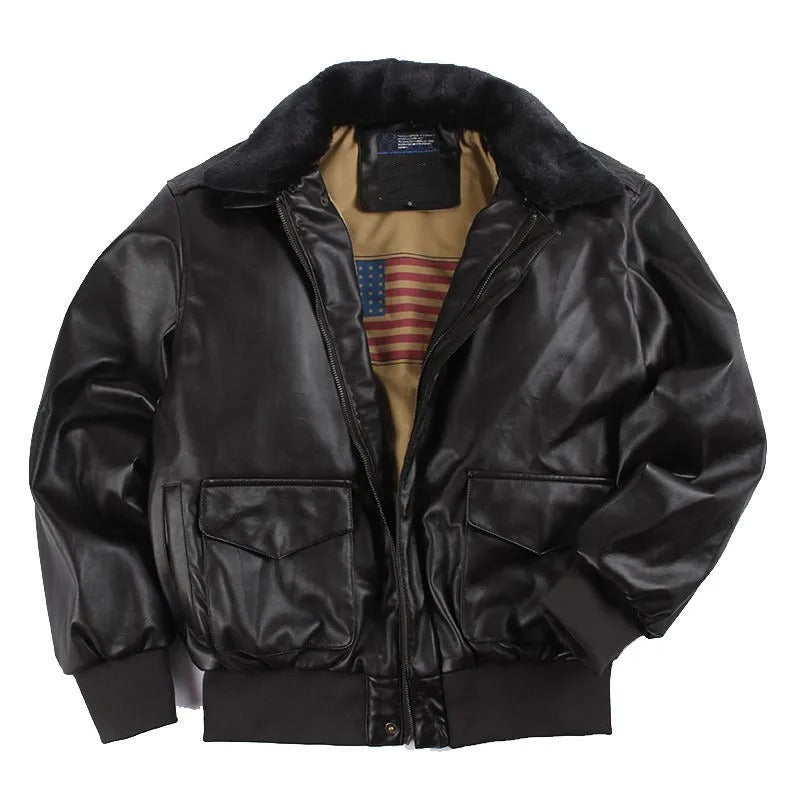Vintage-Lederjacke - Jericho