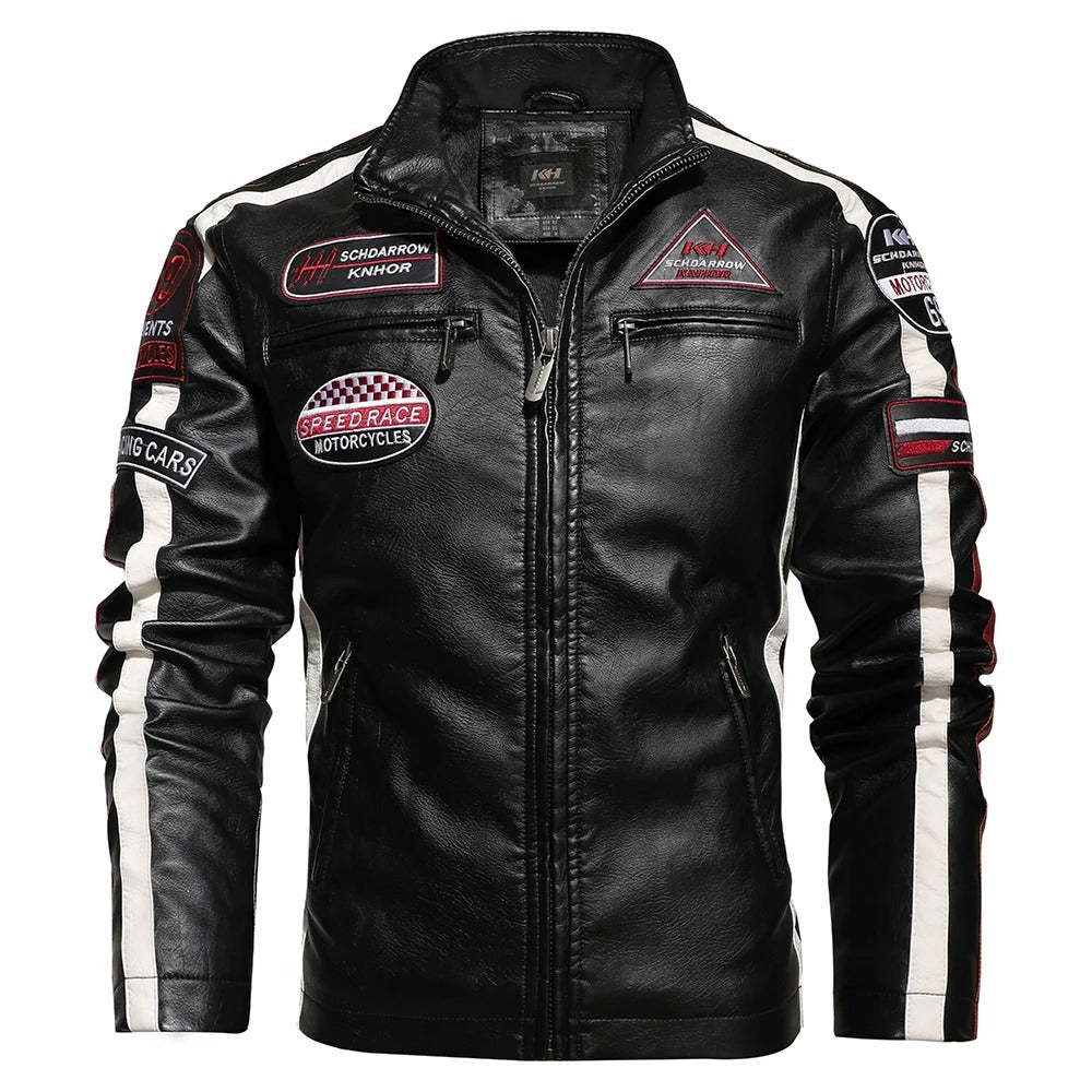 Stylische Motorradjacke für Männer - Zavio