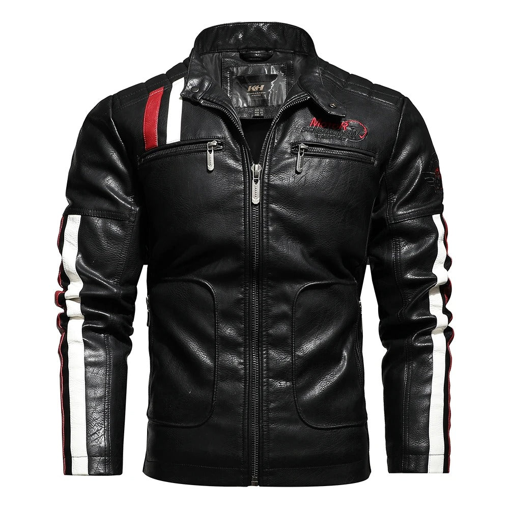 Stylische Motorradjacke für Männer - Zavio