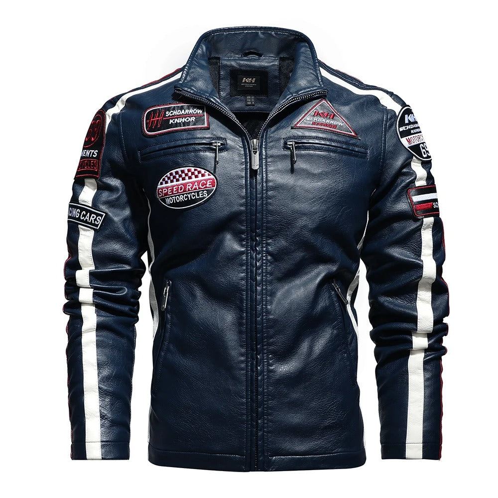 Stylische Motorradjacke für Männer - Zavio