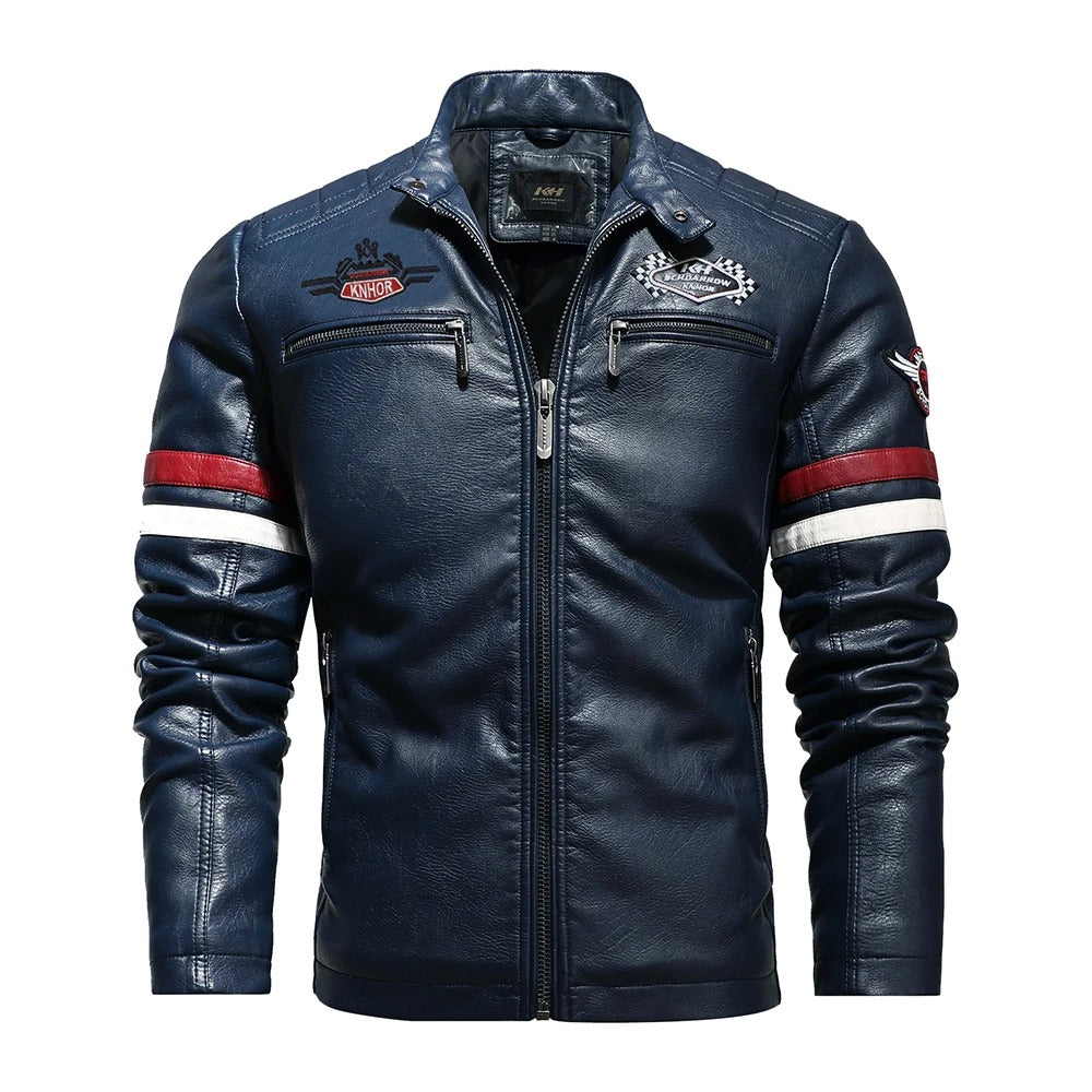 Stylische Motorradjacke für Männer - Zavio