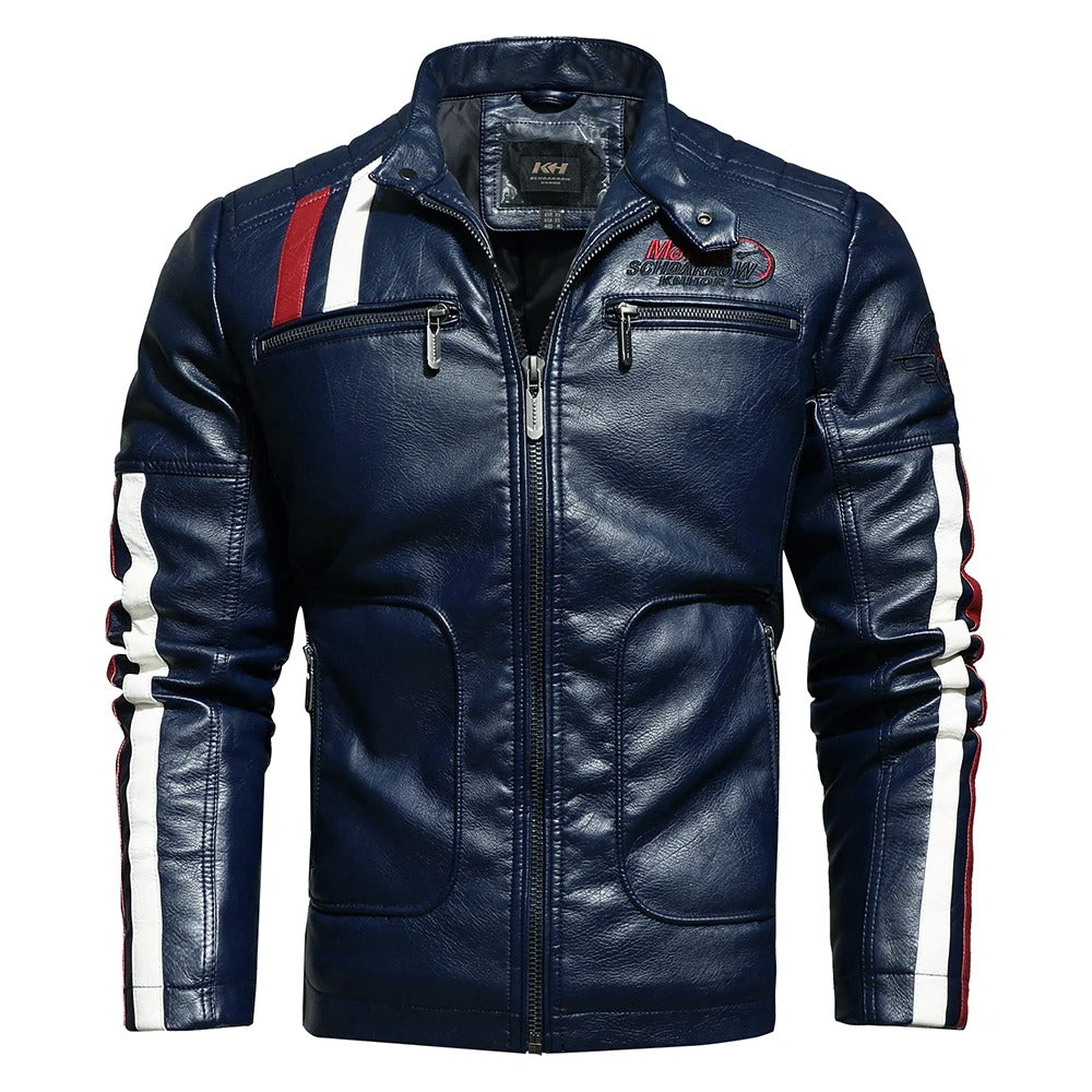 Stylische Motorradjacke für Männer - Zavio