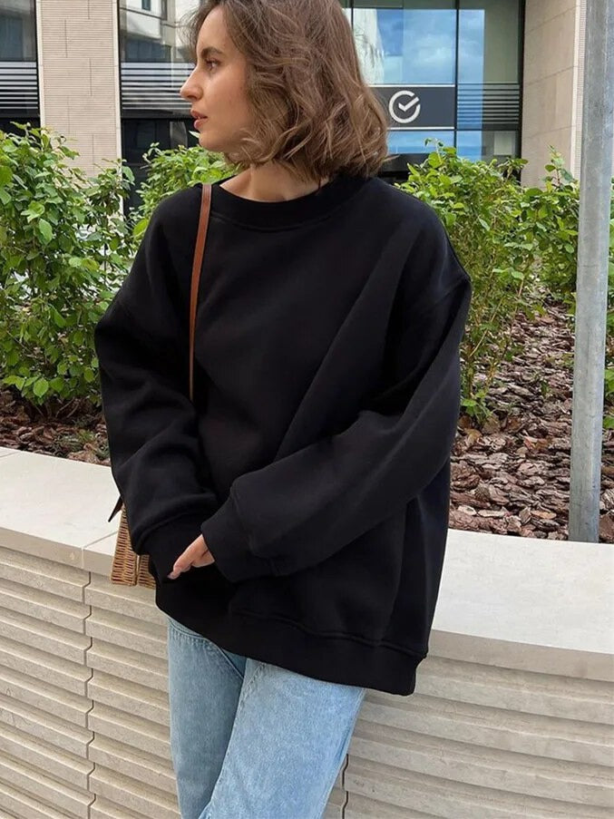 Yviana pullover | Oversized basic-pullover | Komfortabel stil til hver dag