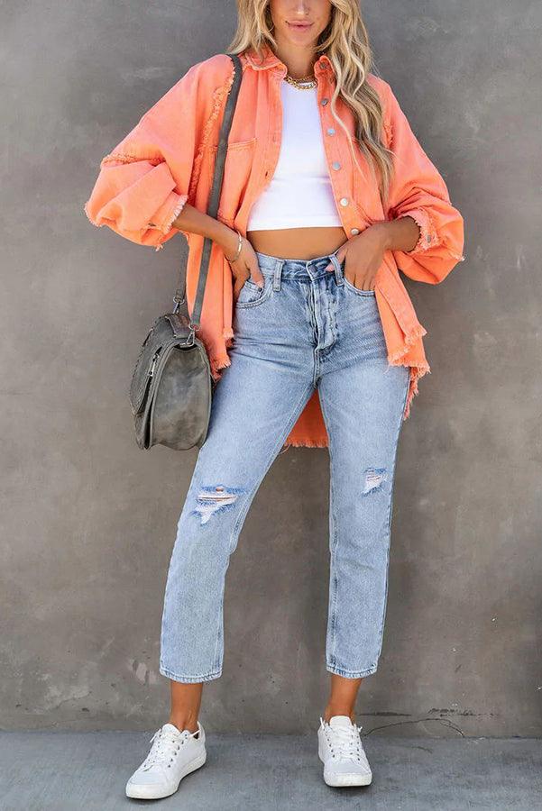 Devako Muse všestranná farebná denimová bunda | Felicity bunda