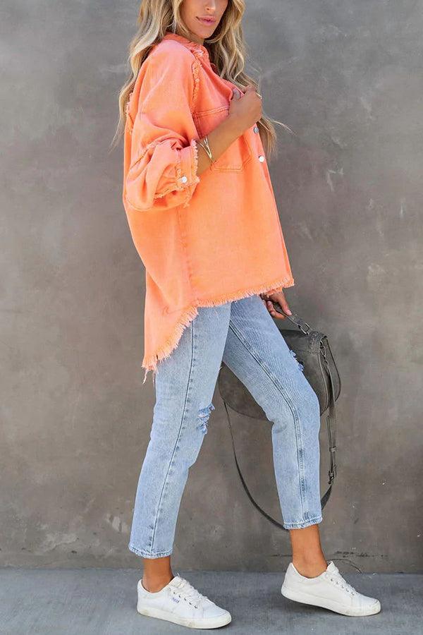 Devako Muse všestranná farebná denimová bunda | Felicity bunda