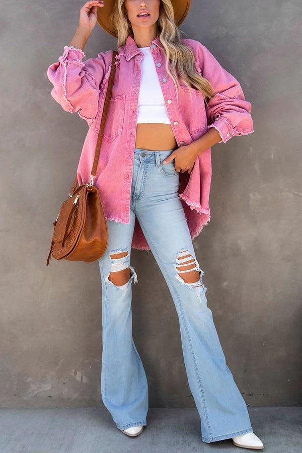 Devako Muse všestranná farebná denimová bunda | Felicity bunda