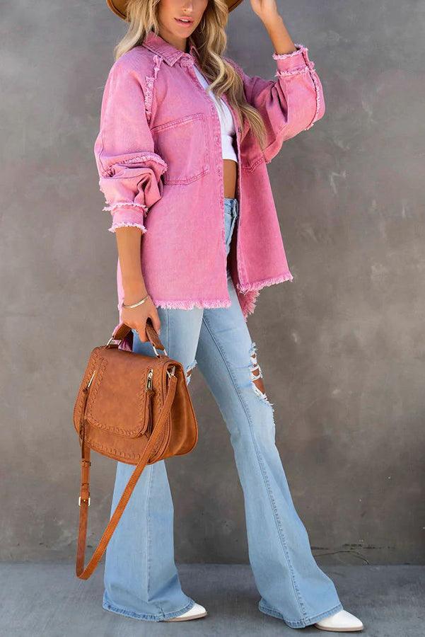 Devako Muse všestranná farebná denimová bunda | Felicity bunda