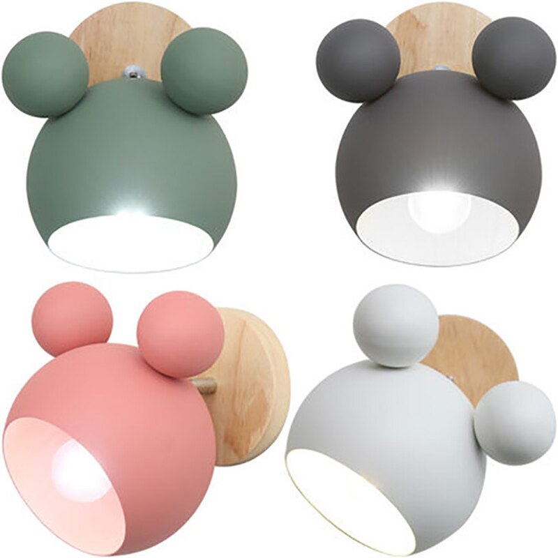LumiNordic - Skandinavische LED-Wandleuchte für Kinder